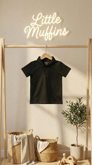 Polo T-Shirt Black Signature