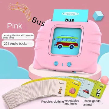 Preschool Learning Toys Early Educational Intelligent Electric Kids Language Card Reader 224 Sight Words Reading Learning Words Study Toys Game for Kids